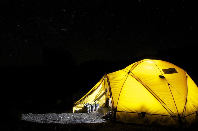 Camping in Nature